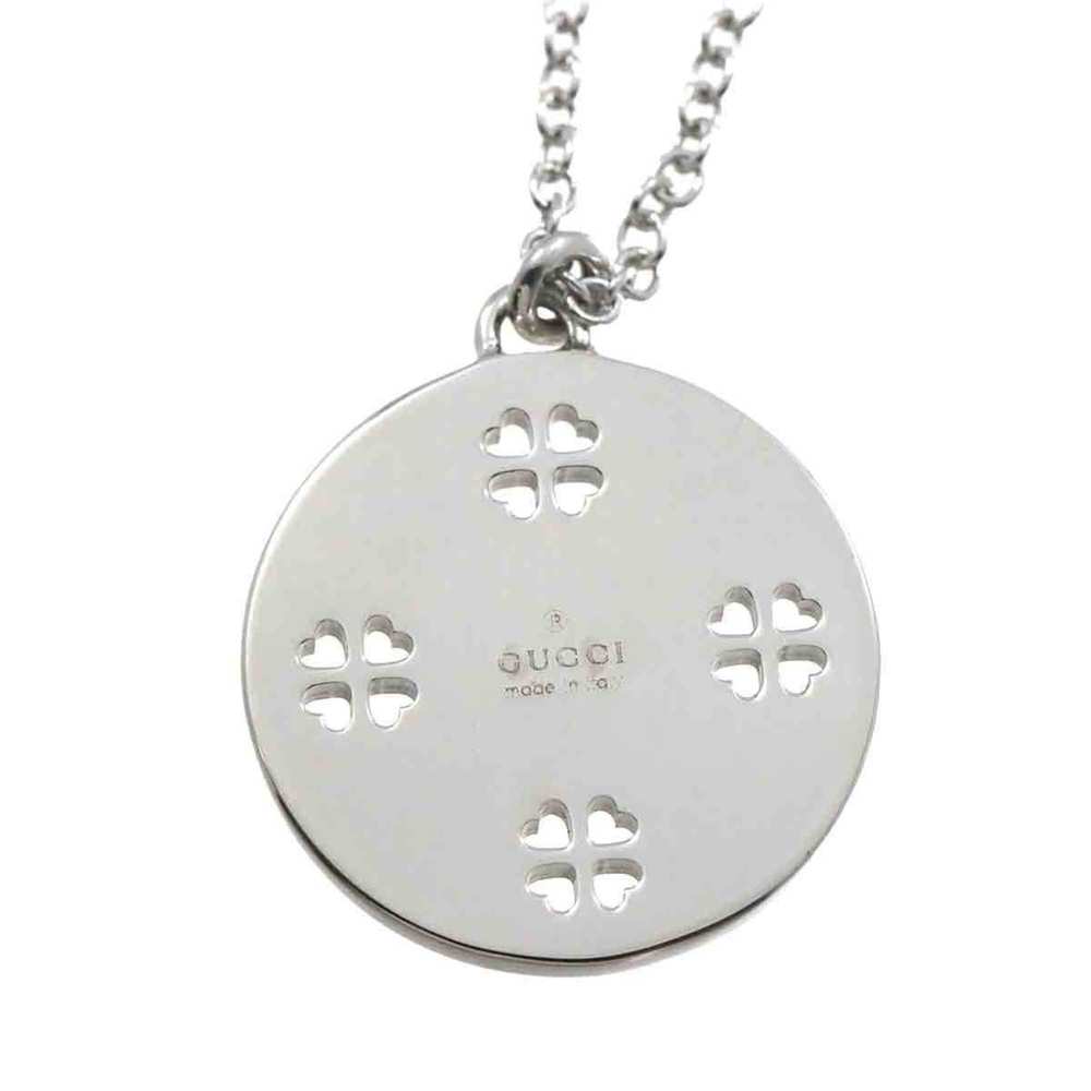 GUCCI Icon Diamond Necklace 48cm K18 WG White Gold 750 - Picture 4 of 7